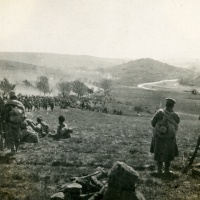 5. Príslušníci Českej družiny pri ústupe z priestoru slovenských Karpát - máj 1915