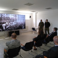 Zahraničná návšteva v expozícii Vojenského historického múzea v Piešťanoch