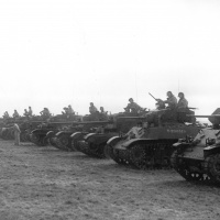 Tanky III. práporu Československej samosatnej obrnenej brigády (február 1945)