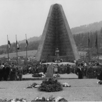 Z odhalenia Pamätníka čs. armády 6.10.1949