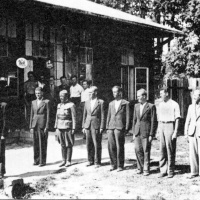 Príchod dobrovoľníkov do československej vojenskej skupiny do tábora v Malých Bronoviciach