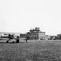 Povstalecká B-534-ka na letisku Tri Duby