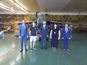 Delegácia zo Spojených arabských emirátov v Piešťanskom Vojenskom historickom múzeu