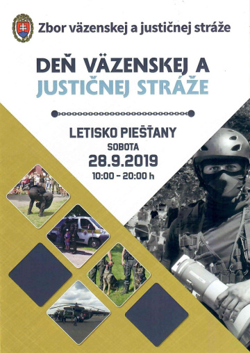 Vojenské historické múzeum v Piešťanoch bude súčasťou  „Dňa väzenskej a justičnej stráže“ - avízo 