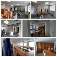 Bratislava - rekonštrukcia zasadacej miestnosti - príručnej knižnice VHÚ - 2022