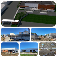 Pieštany - Výstavba haly 4 veľkorozmerných predmetov - september 2023