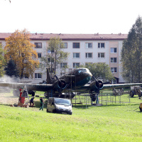 Svidník - Repasácia a odborné ošterenie lietadla Lisunov Li 2 - 6.10.2022