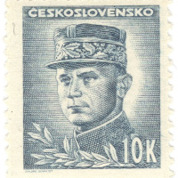 2. Poštová známka so zobrazením M. R. Štefánika.