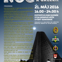 Noc muzeí a galérií 21.5.2016 – Plagát VHM vo Svidníku