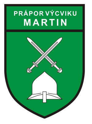 Prápor výcviku Martin
