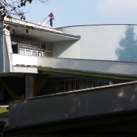 Budova Centrálnej expozície Vojenského historického múzea vo Svidníku