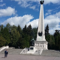 The monument of the Soviet Army at Svidník