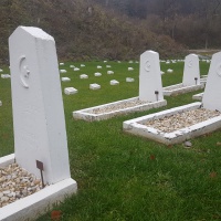 Zrekonštruovaný vojnový cintorín - Trenčín - Kubrá, 10.11.2017