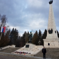 Oslavy 73. výročia oslobodenia mesta Svidník – pietny akt na Pamätníku sovietskej armády s vojnovým cintorínom vo Svidníku