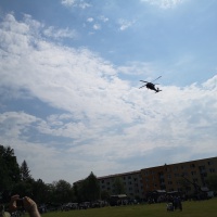 Prelet vrtuľníka UH-60 Black Hawk