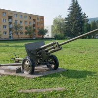 57 mm protitankový kanón vzor 43 - Park bojovej techniky Svidník - 2018