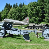 152 mm kanónová húfnica vzor 18-47 - Park bojovej techniky Svidník - 2016