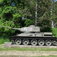Stredný tank T-34 -85 - Park bojovej techniky Svidník - 2016