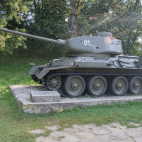Stredný tank T-34 -85 - Park bojovej techniky Svidník - 2018