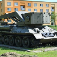 Žeriavový tank JT-34 - Park bojovej techniky Svidník - 2016