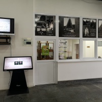 Nové grafické prvky a zbierkové predmety v prízemí Vyhliadkovej veže na Dukle (júl 2019)