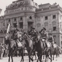 1. čs. armádny zbor v ZSSR. Triumfálny príchod hrdinnej IV. čs. brigády do Bratislavy.