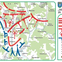 An actual map –  the fights in the Valley of Death  25th – 27th October 1944