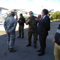 Zahraničná návšteva v expozícii Vojenského historického múzea v Piešťanoch