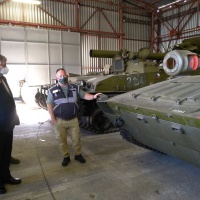 Zahraničná návšteva v expozícii Vojenského historického múzea v Piešťanoch