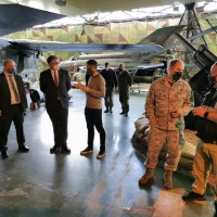 Zahraničná návšteva v expozícii Vojenského historického múzea v Piešťanoch