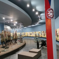 Pohľad do Centrálnej expozície VHM – Mo Svidník Vojenské dejiny Slovenska v období 1914 - 1945 (2020)