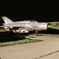 MiG-21 na letiskovej ploche