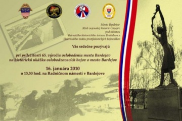 Pozvánka na ukážku oslobodzovacích bojov o mesto Bardejov