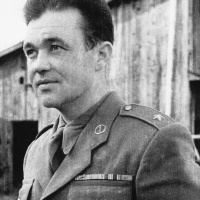 Veliteľ 1. čs. samostatnej tankovej brigády mjr. Vladimír Janko