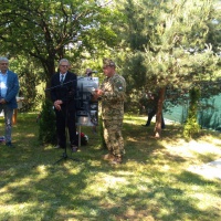 3.Plukovník Dr. Vilmos Kovács, pri pozdravnom vystúpení