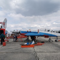 Lietadlo L-39V ožilo pod rukami odborníkov z Leteckých opravovní Trenčín