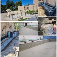 Modernizácia Vyhliadkovej veže na Dukle - 1. etapa, júl - október 2021