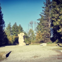 Odborné ošetrenie  pamätníka prieskumnej hliadky  „Míľnik" na Dukle, september 2021 