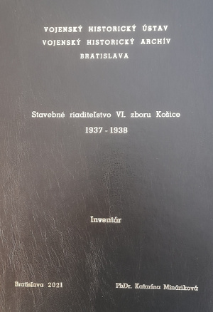 Zemské stavebné riaditeľstvo Bratislava 1921 – 1938 : Inventár.
