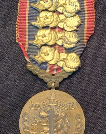 Československá medaila Za chrabrosť pred nepriateľom A