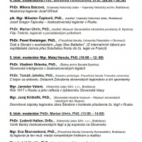 Konferencia Štefánik a légie - Banská Bystrica 1.-2.6.2022 Program2