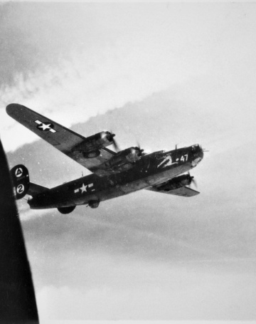 B-24 z 376. bombardovacej skupiny 15. USAAF
