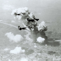 B 24 nad Bratislavou 16.6.1944 original USAAF