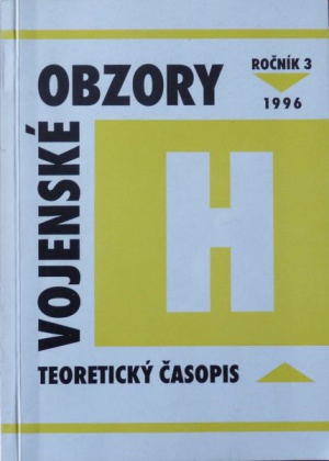 H – príloha teoretického časopisu Vojenské obzory 1996