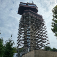 Vyhliadková veža na Dukle, rekonštrukcia a modernizácia 2. etapa - august 2022