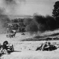 3. Pechota 1. čs. armádneho zboru v bojovom nasadení.