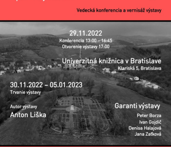 Konferencia  a vernisáž výstavy Frontové a lazaretné vojnové cintoríny  z prvej svetovej vojny na území severovýchodného Slovenska  - pamiatky histórie - Avízo