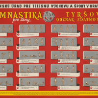 5. SNG, UP-P 839 Tyršov odznak zdatnosti, gymnastika ženy (1950)