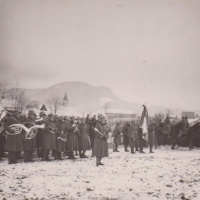 7. Odovzdávanie bojovej zástavy Horskému pešiemu pluku 2 dňa 7. marca 1931 (LM v RK, OF 4976)