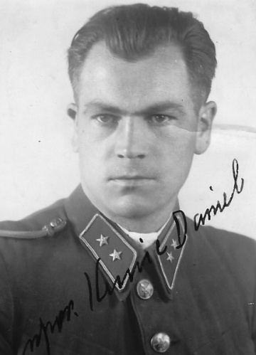 Daniel KUNIC v hodnosti nadporučík pechoty